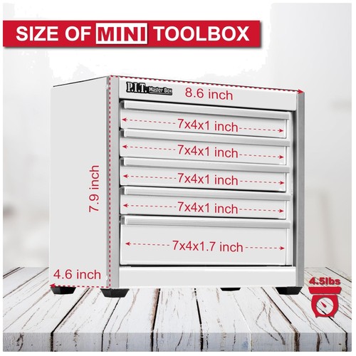 Mini steel toolbox organizer - mini,