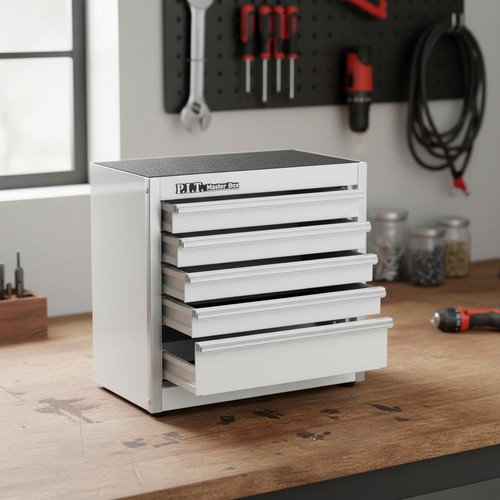 Portable drawer white tool - white,