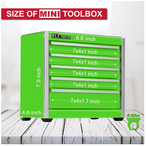 Cute green toolbox - toolbox, parts